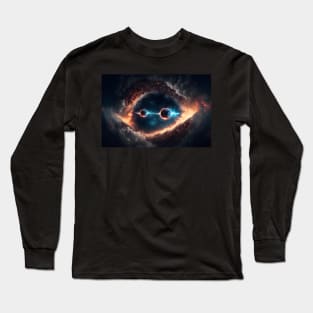 Universes Colliding Long Sleeve T-Shirt